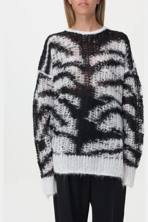 Stella McCartney Maglione in lana stampa animalier