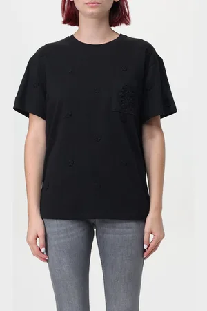 Twin-Set T-shirt in cotone con ricami