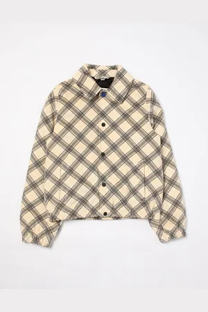 Burberry Giacca in cotone a quadri