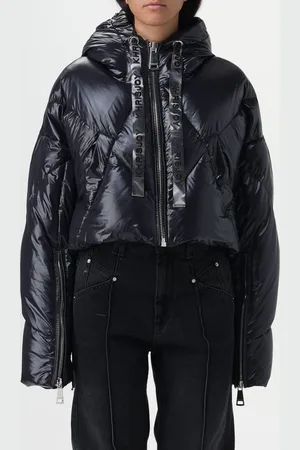 Khrisjoy Piumino crop in nylon lucido