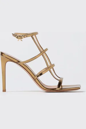 Gianvito Rossi Sandalo in vernice laminata
