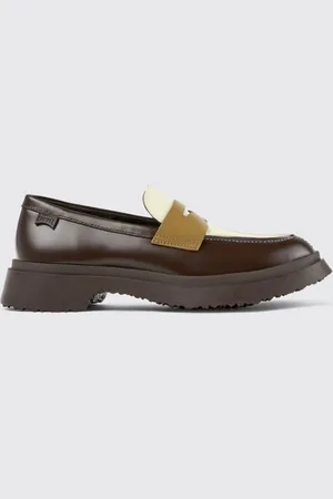 Camper Mocassino Twins in pelle spazzolata