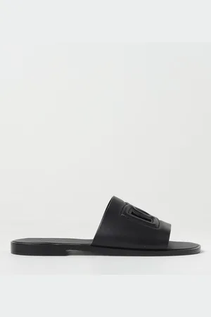 Dolce & Gabbana Sliders DG in pelle