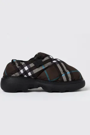 Burberry Sneakers Check in nylon trapuntato