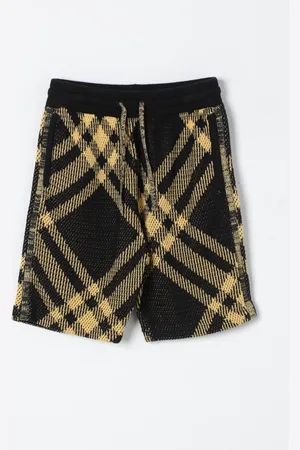 Burberry Pantaloncino Check in cotonr jacquard