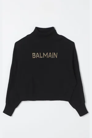 Balmain Maglia a dolcevita con logo