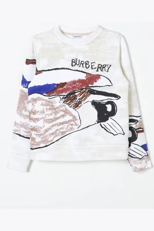 Burberry Maglia stampata in cotone