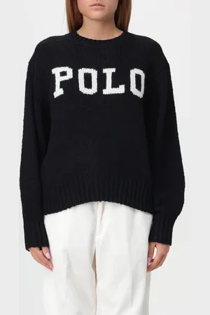 Ralph Lauren Maglione in misto lana con logo intarsiato