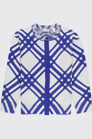 Burberry Maglia check in lana vergine