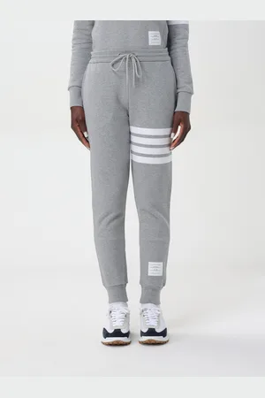 Thom Browne Pantalone sportivo in cotone 4-bar