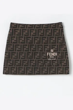 Fendi Gonna FF in misto cotone