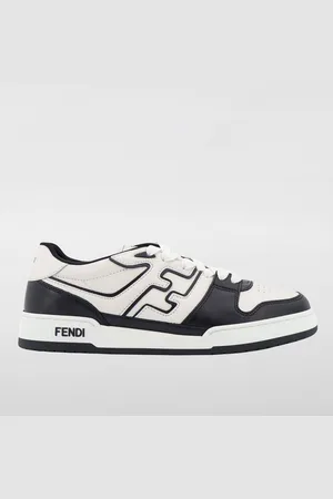 Fendi Sneakers Match in pelle