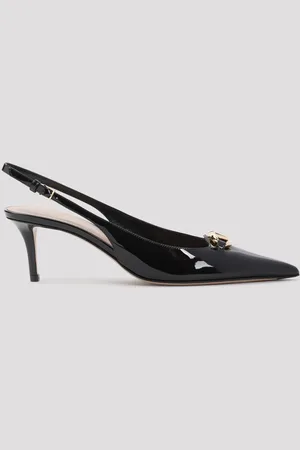 VALENTINO GARAVANI Slingback VLogo Signature in vernice