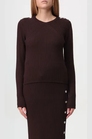 Pinko Maglia basic in lana a coste