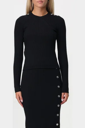 Pinko Maglia basic in lana a coste