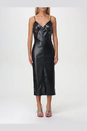 Msgm Abito midi con paillettes