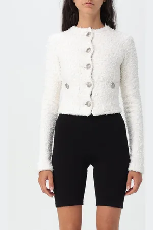 Balenciaga Cardigan crop bouclé