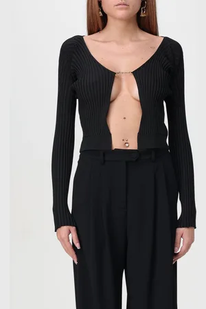 Jacquemus Cardigan Pralù in misto viscosa a coste