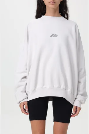 Balenciaga Felpa a girocollo con mini logo