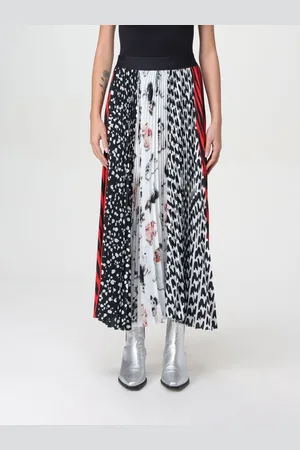 Msgm Gonna in crêpe plissettato