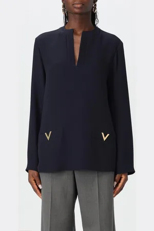 VALENTINO Blusa di seta V Gold