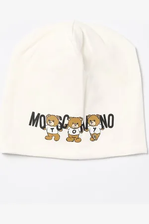 Moschino Cappello in cotone con logo