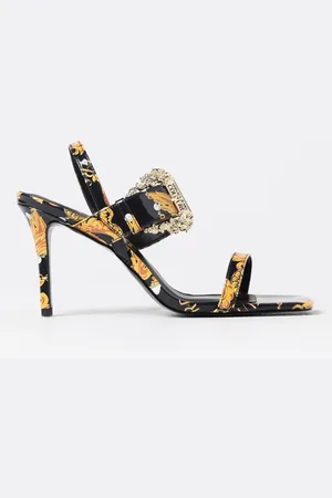 VERSACE Sandalo Baroque in vernice