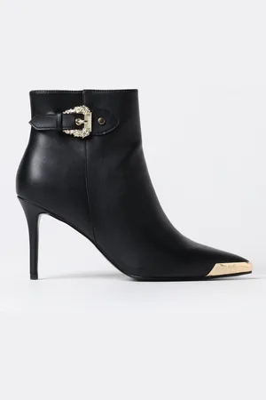 VERSACE Stivaletto in pelle sintetica