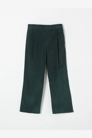 Burberry Pantalone Kids in velluto a coste