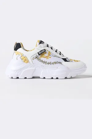 VERSACE Sneakers Baroque in pelle sintetica e nylon trapuntato
