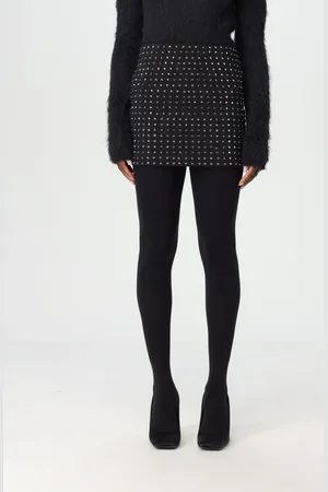 Sportmax Gonna mini in tessuto con strass