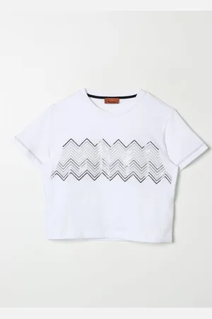Missoni T-shirt con banda a zig zag