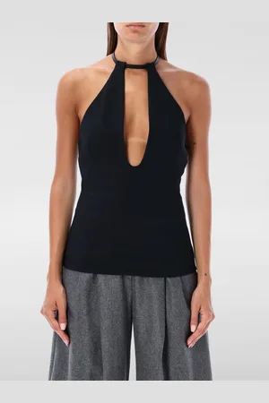 The Attico Top tessuto elasticizzato