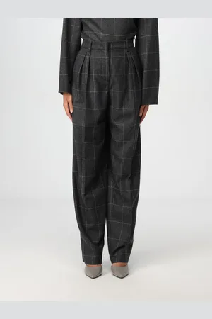 Emporio Armani Pantalone in misto lana con motivo a quadri
