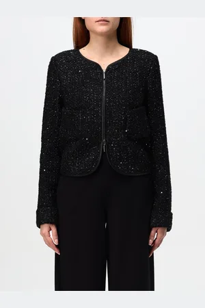 Emporio Armani Giacca glitter con zip