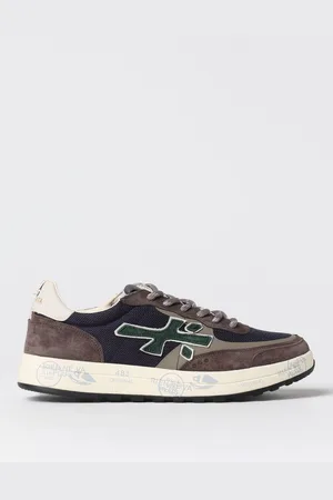 Premiata Sneakers Nous Var in camoscio e mesh