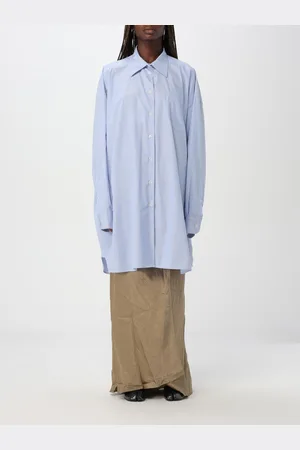 Maison Margiela Camicia oversize in cotone a righe