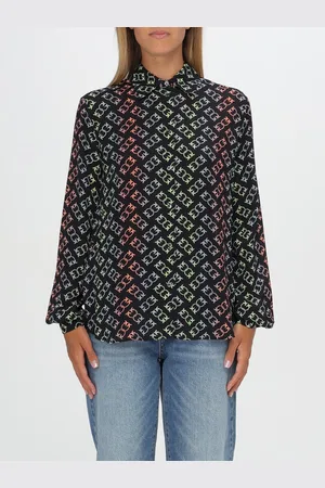 Pinko Camicia in viscosa con logo all-over