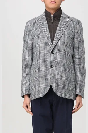 Luigi Bianchi Blazer in lana check