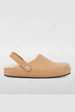 Stella McCartney Sabot in pelle sintetica con stelle ricamate