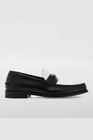 VERSACE Mocassino Medusa in pelle