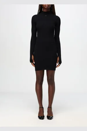 Courrèges Abito in cotone stretch