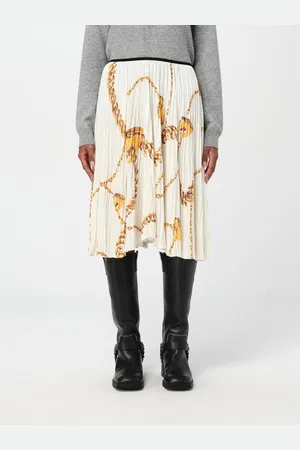 Burberry Gonna in crêpe plissettato