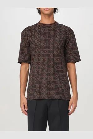 Moschino T-shirt in cotone con logo all over