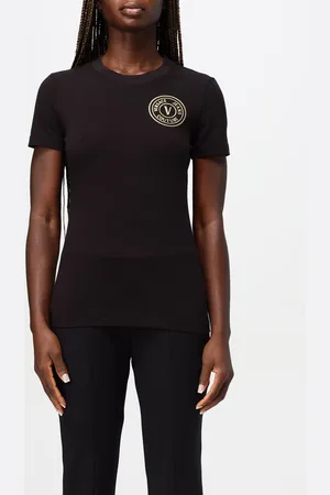 VERSACE T-shirt in cotone stretch