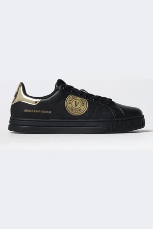VERSACE Sneakers in pelle sintetica a grana