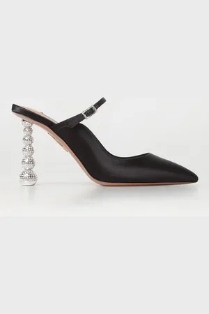 Aquazzura Mules Yes Baby in raso