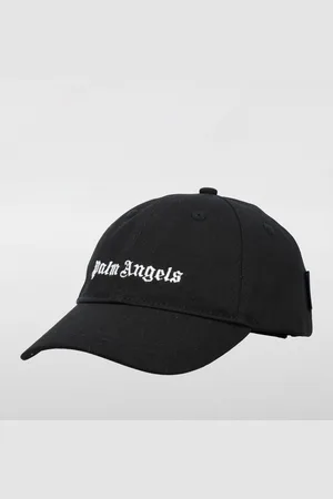 Palm Angels Cappello Kids in cotone con logo ricamato