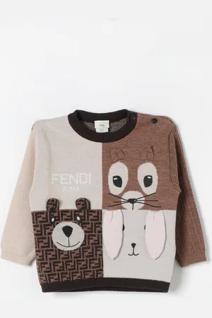 Fendi Maglia a girocollo patchwork