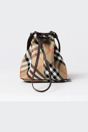 Burberry Borsa Vintage Check in cotone jacquard